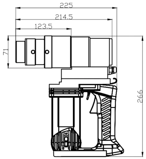 indexable electric shear wrench SR-22LP indexable electric shear wrench SR-22LP